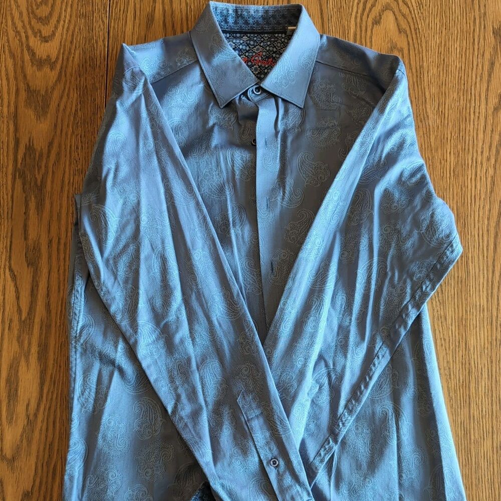 Robert Graham Men’s Classic Fit Dress Shirt Size Small Floral
